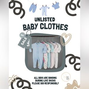 Unlisted Baby Clothes🍼
